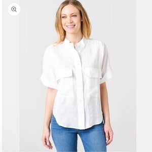 FRAME
Short Sleeve Clean Safari Shirt size Large new with tags.